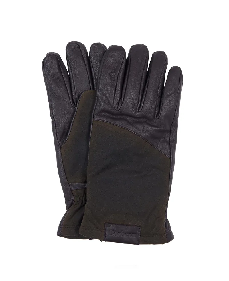 Barbour leather gloves mens on sale